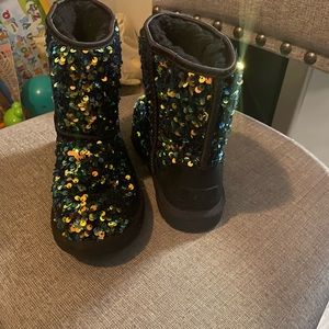 Sequin UGG boots
